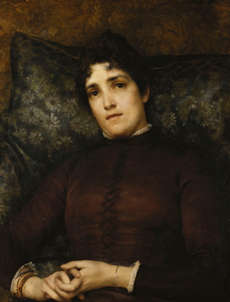 Portrét paní Frank D. Millet, 1886 od Lawrence Alma Tadema