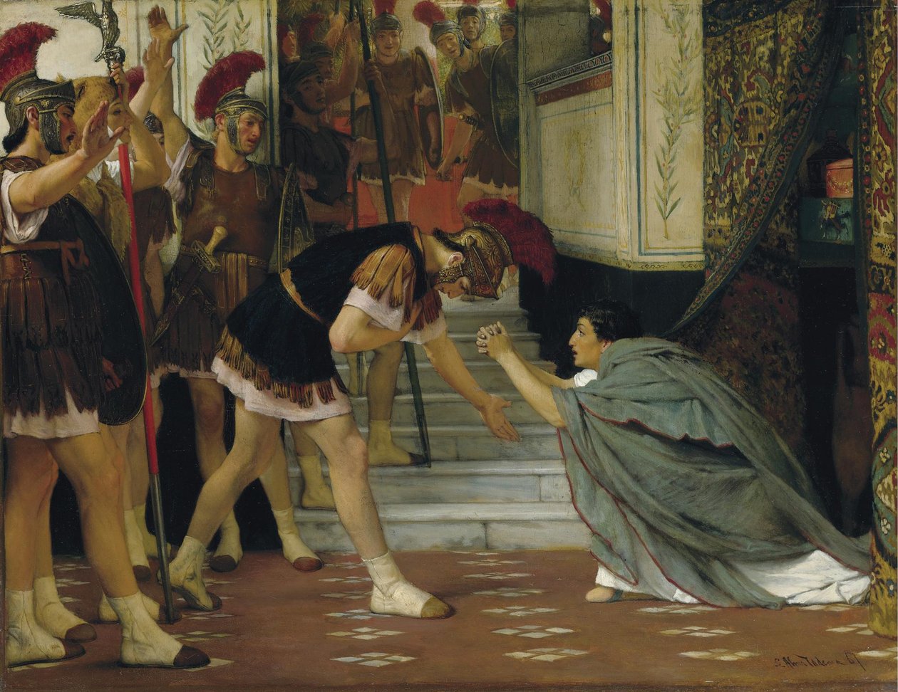Prohlášení Claudia císařem, 1867 od Lawrence Alma Tadema