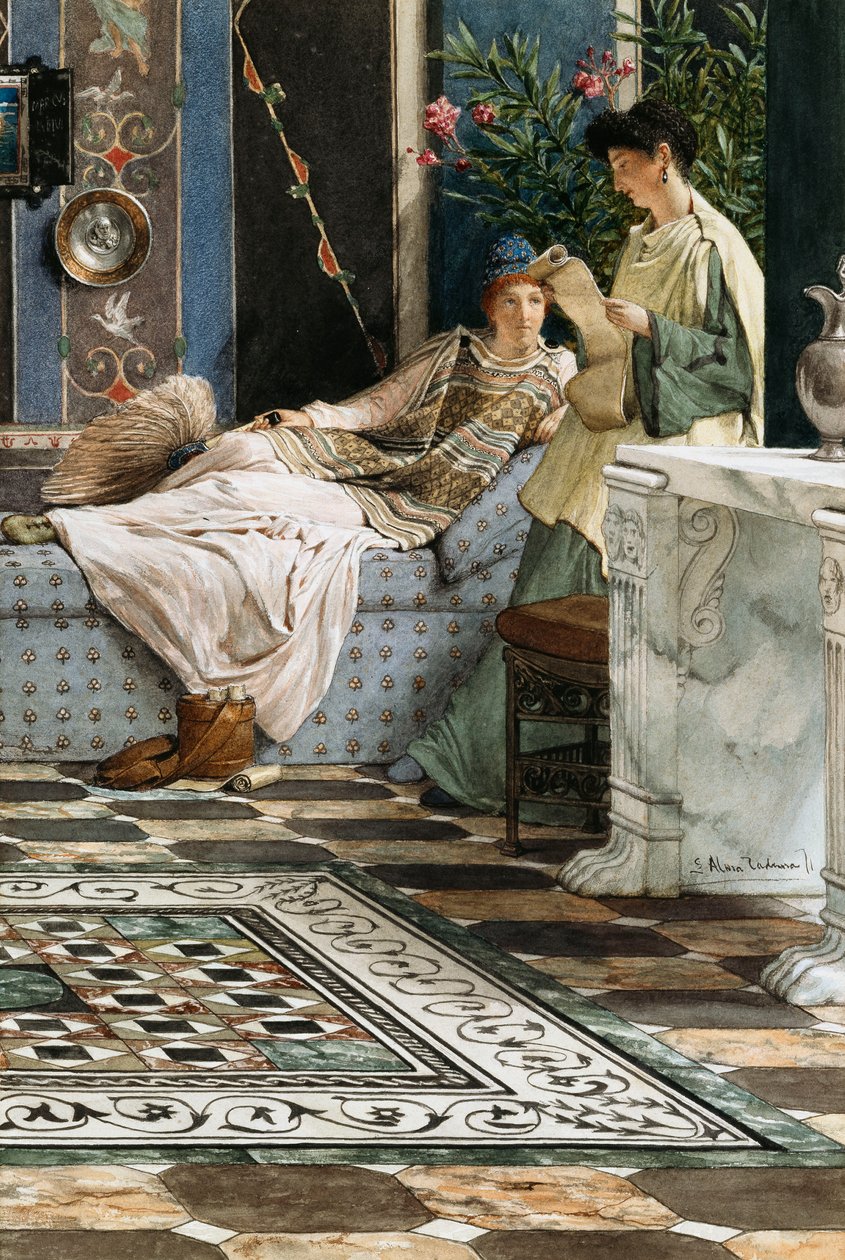 Dopis od nepřítomného, 1871 od Lawrence Alma Tadema