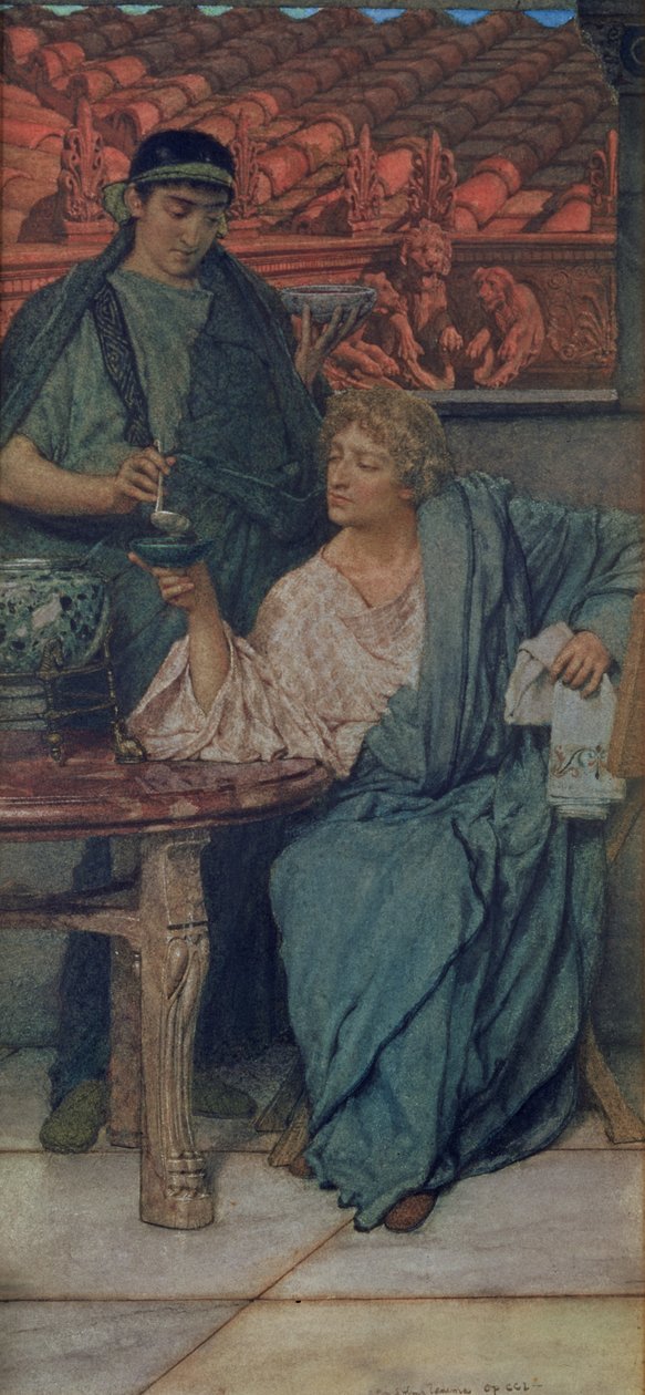 Římští ochutnávači vín od Lawrence Alma Tadema