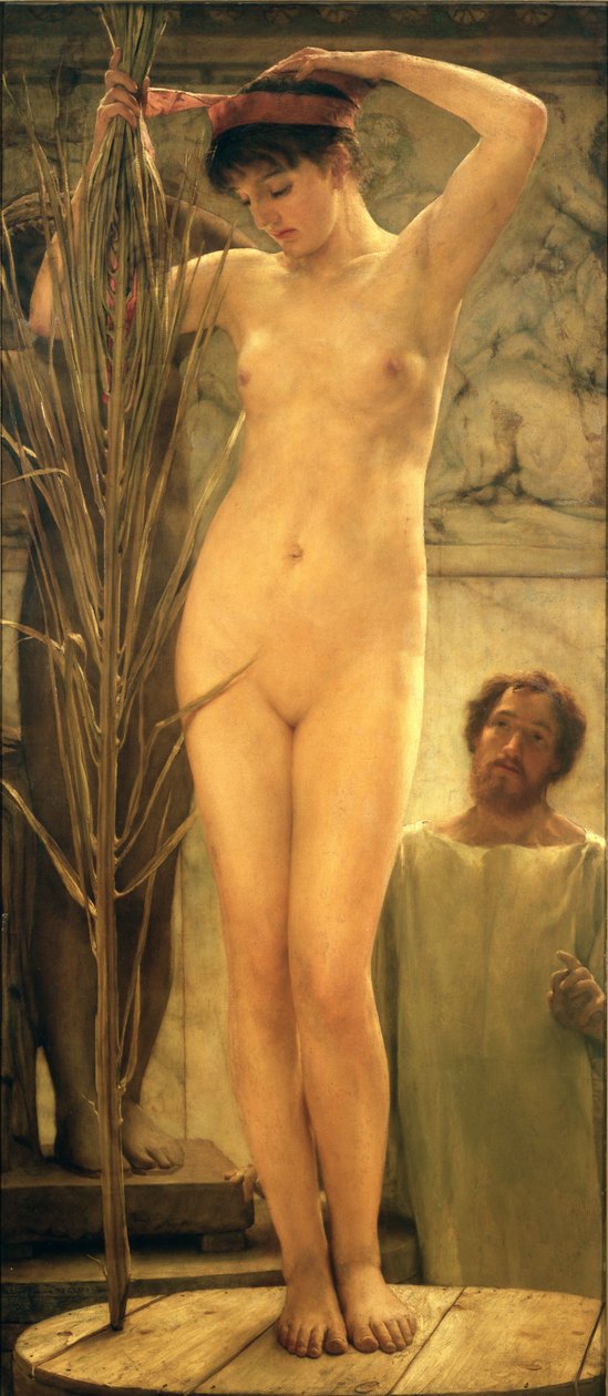 Model sochaře, 1877 od Lawrence Alma Tadema