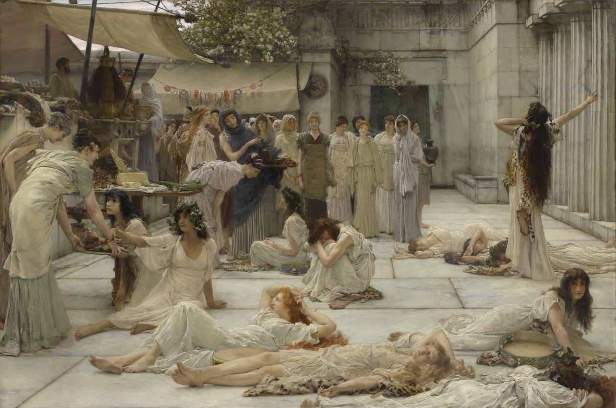 Ženy z Amphissa, 1887 od Lawrence Alma Tadema
