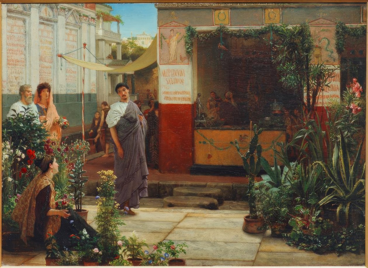 Květinový trh od Lawrence Alma Tadema