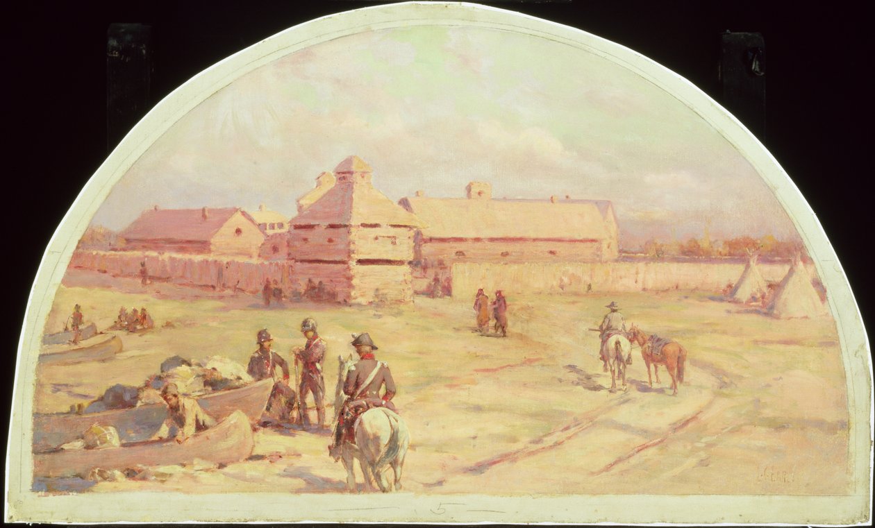 První Fort Dearborn od Lawrence Carmichael Earle