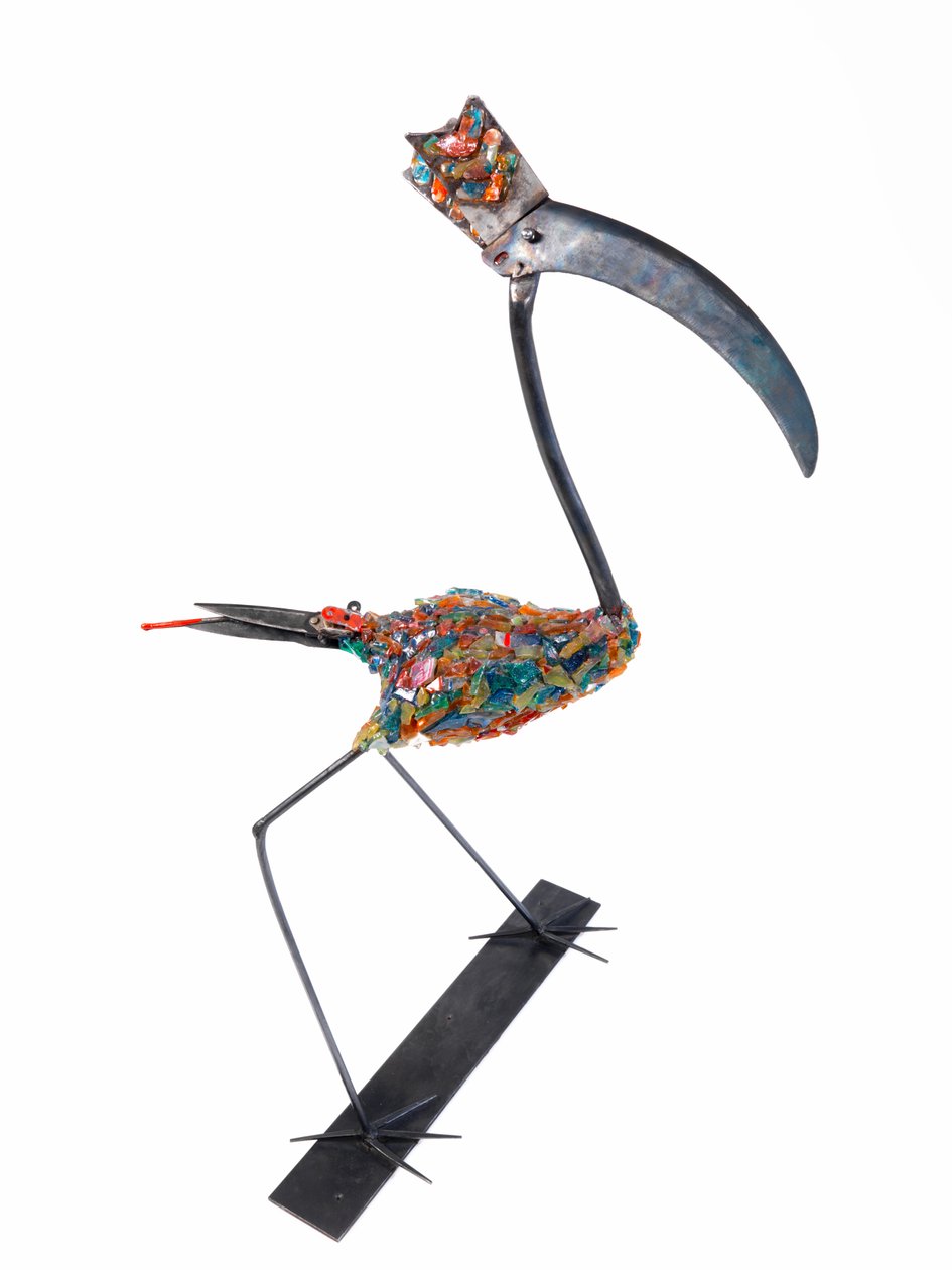 Čáp, 2009 (metal) od Lawrie Simonson