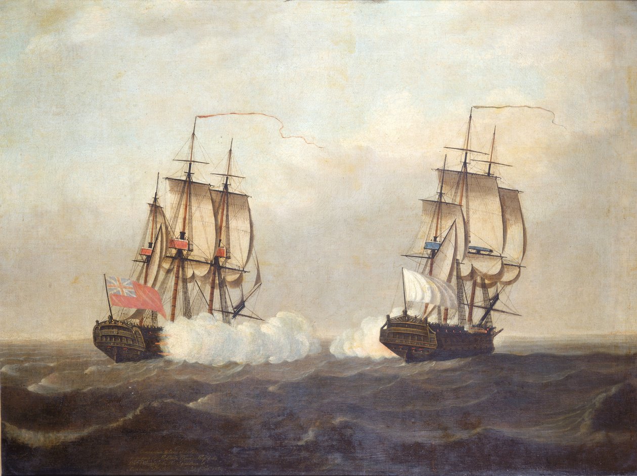 Pitt se střetl se St Louis, 29. září 1758 od Lawson Dunn