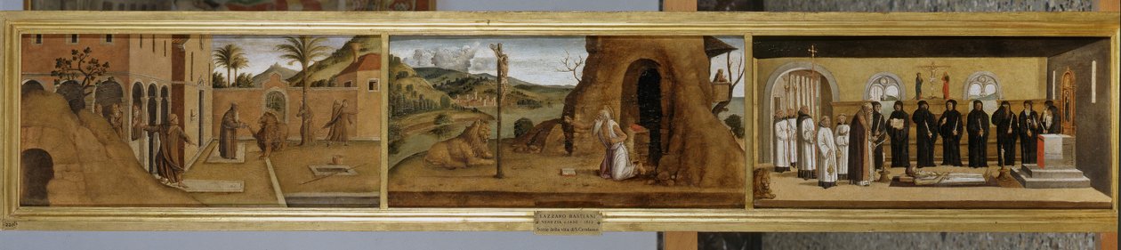 Příběhy sv. Jeronýma, kolem roku 1485 od Lazzaro Bastiani