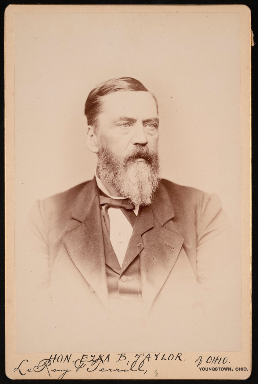 Portrét Ezry Bootha Taylora 1823-1912, před rokem 1896. od Le Roy and Terrill