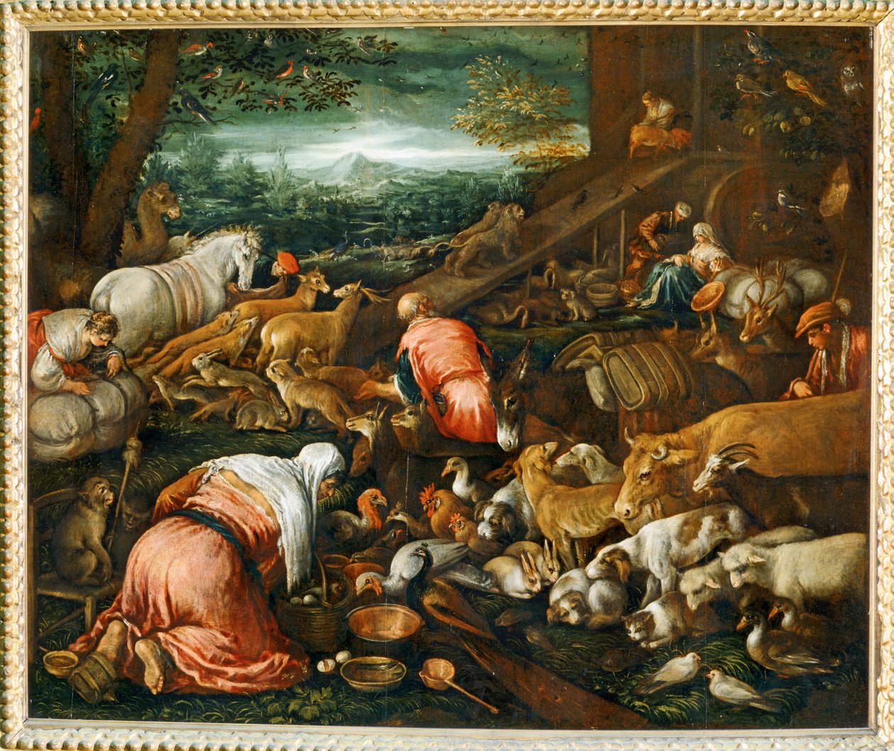 Zvířata vstupující do Noemovy archy - Zvířata vstupující do Noemovy archy ... od Leandro da Ponte Bassano