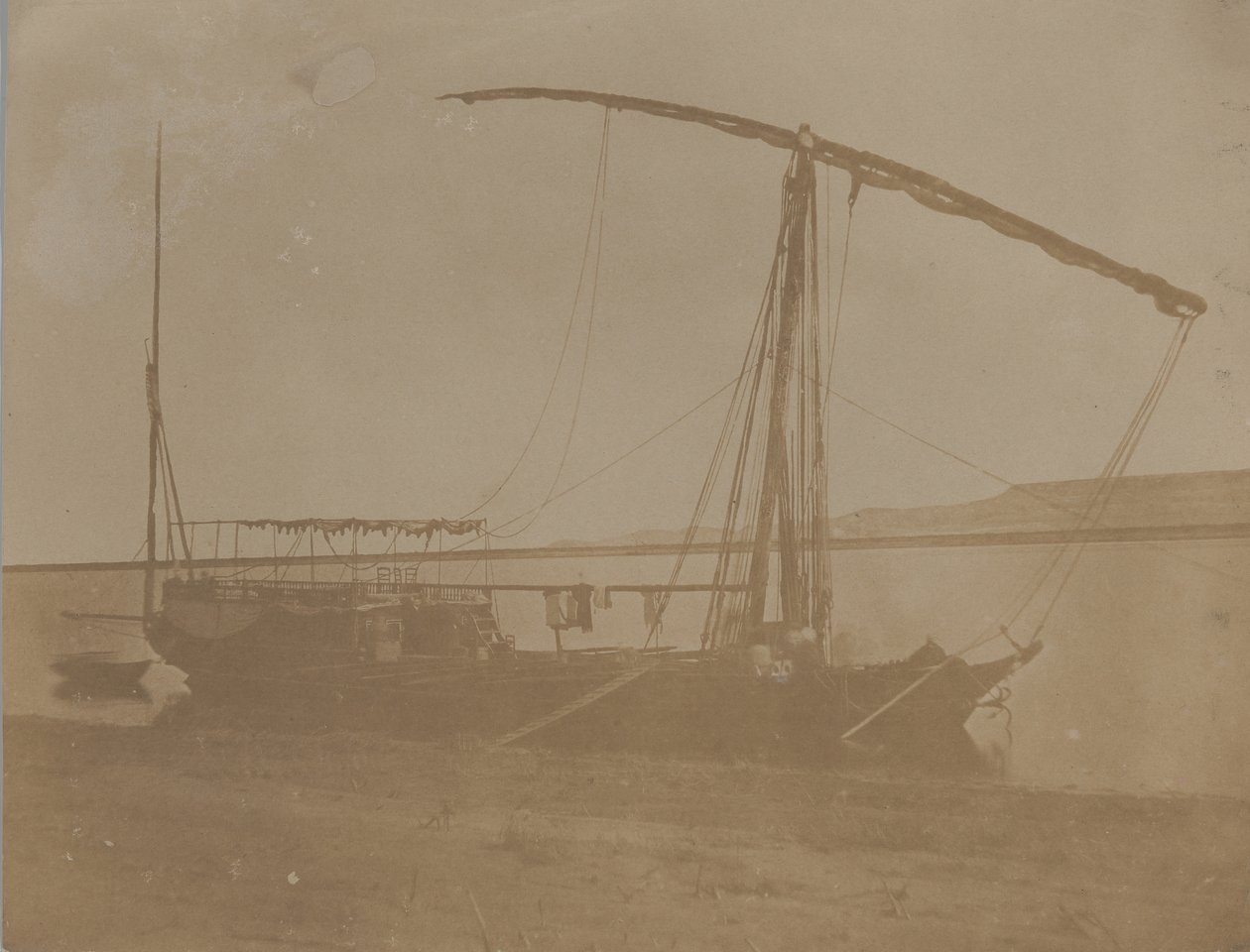 Nilská loď, Egypt, 1851. od Leavitt Hunt.