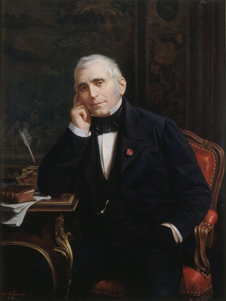 Portrét dramatika a libretisty Eugène Scribe 1791-1861, 1863. od Lecomte Vernet