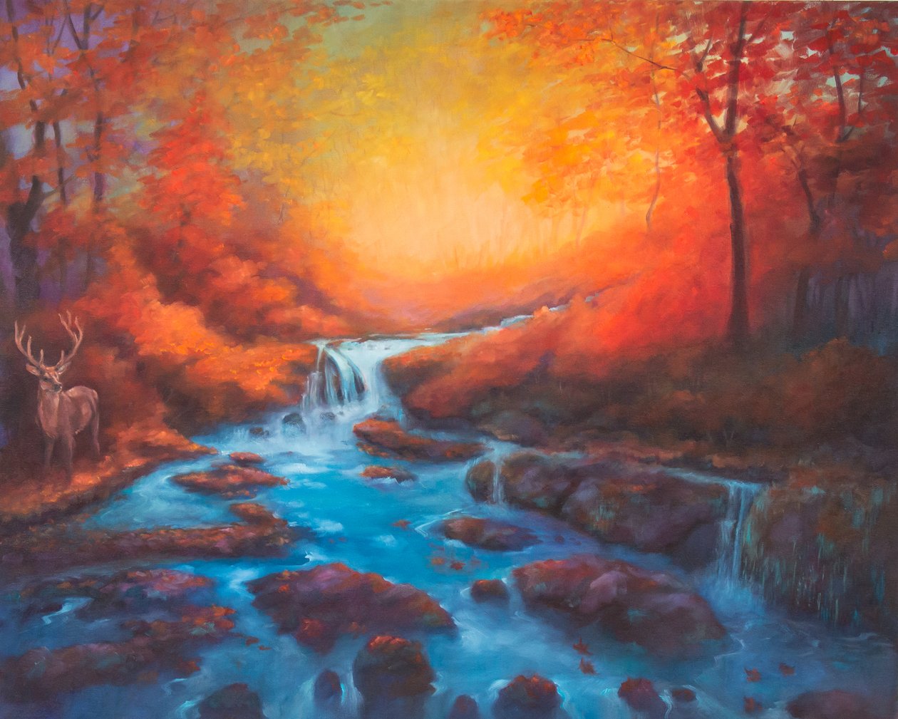 Kaskáda, 2017, od Lee Campbell