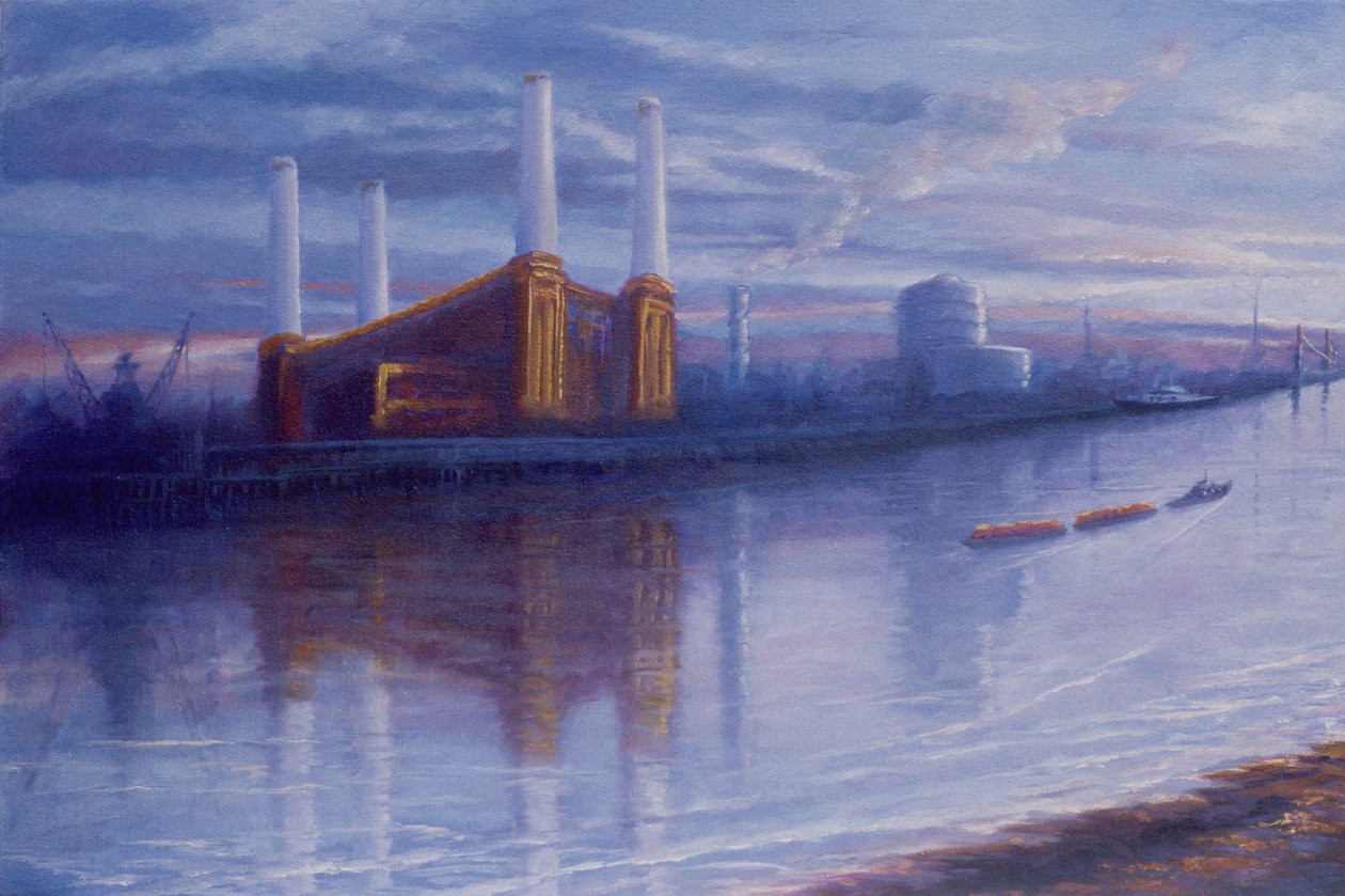 Old Glory, 1999 Battersea Power Station, Temže od Lee Campbell