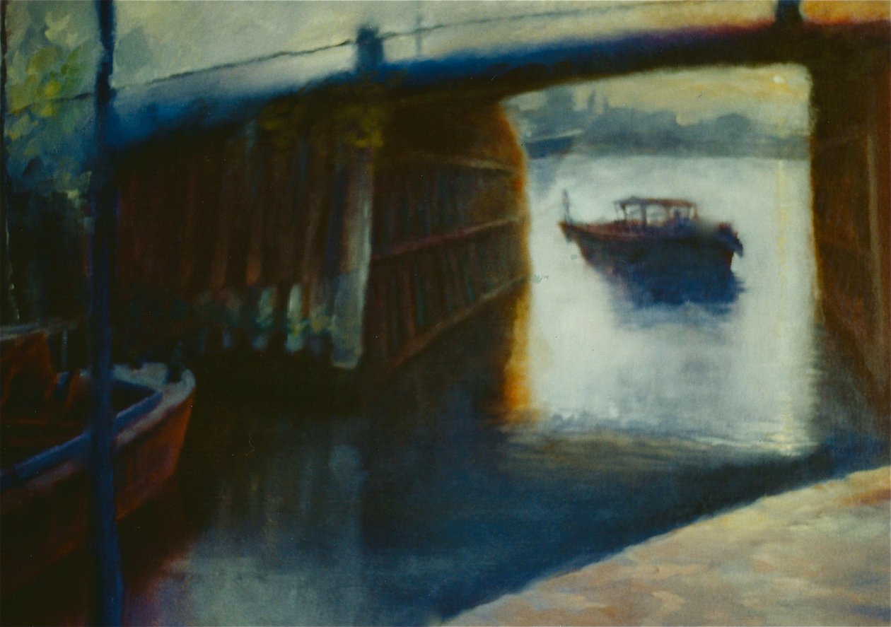 Shelter, 2000 Thames zapalovač Pimlico dok od Lee Campbell