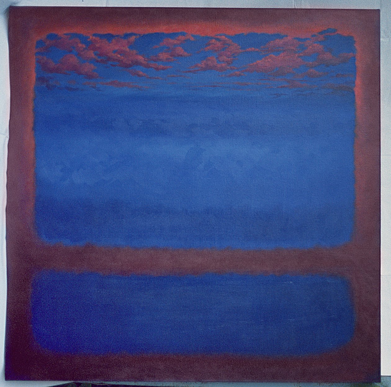Ultramarine, 2001 Abstraktní modrá od Lee Campbell