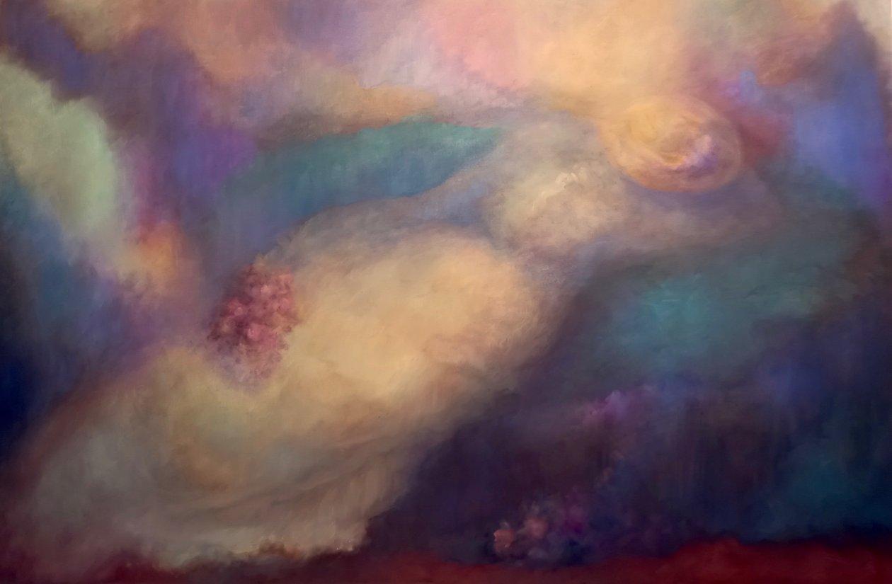 Levandulové stíny, 2025 (olej na plátně) od Lee Campbell