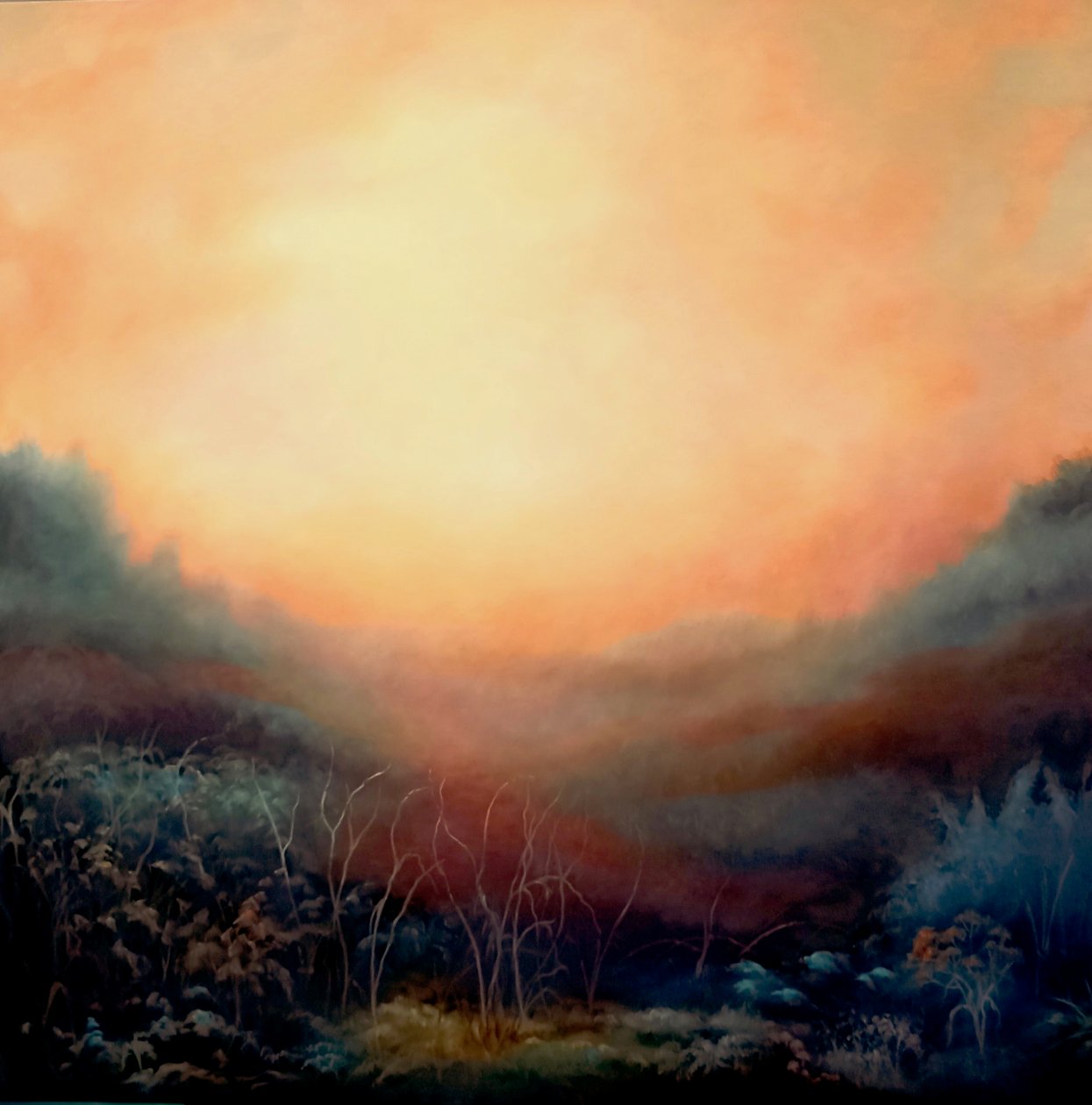 Proroctví – Beyond the Heath, 2021 (olej na plátně) od Lee Campbell