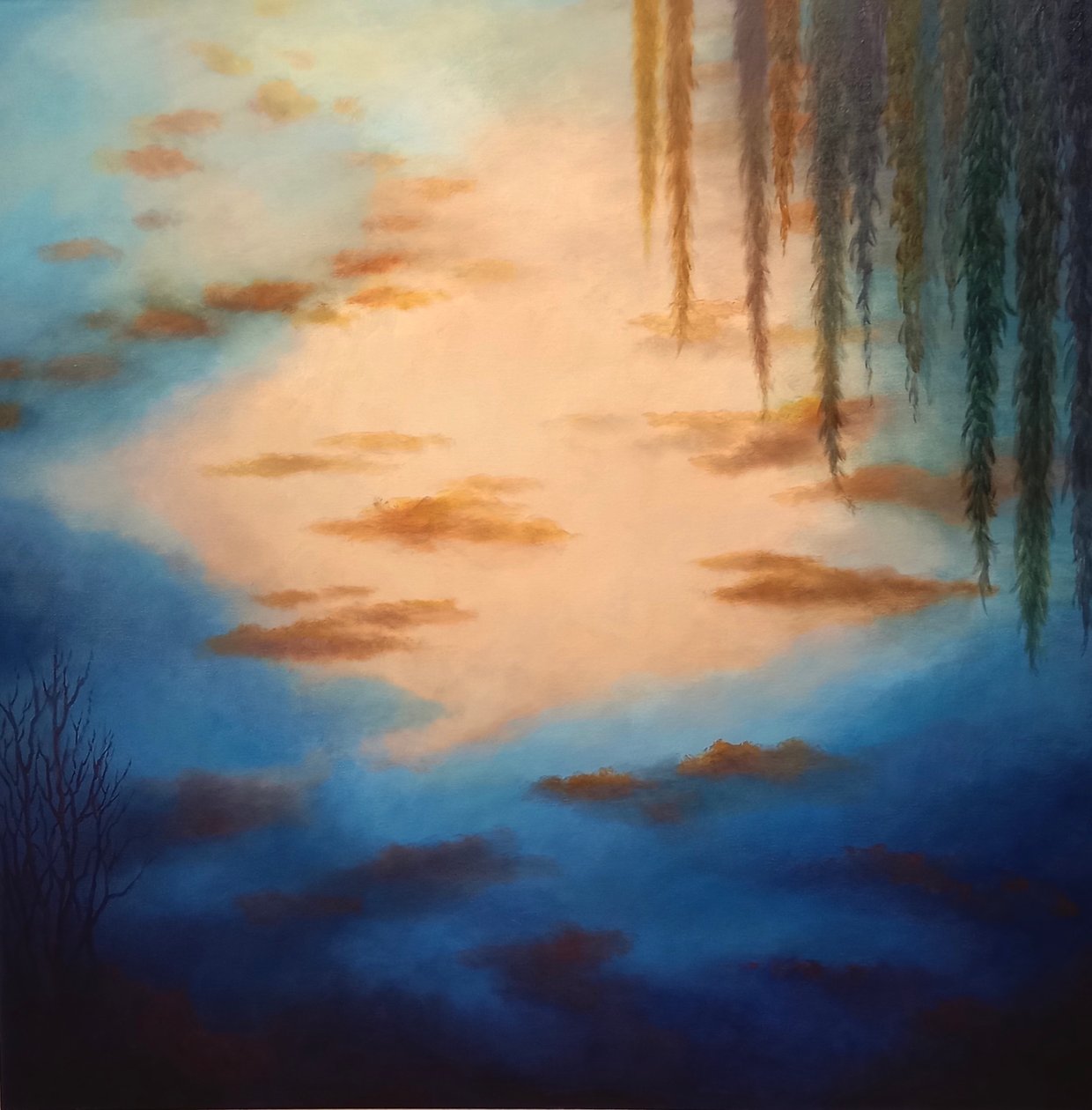 Still Willows. 2025 (olej na plátně) od Lee Campbell