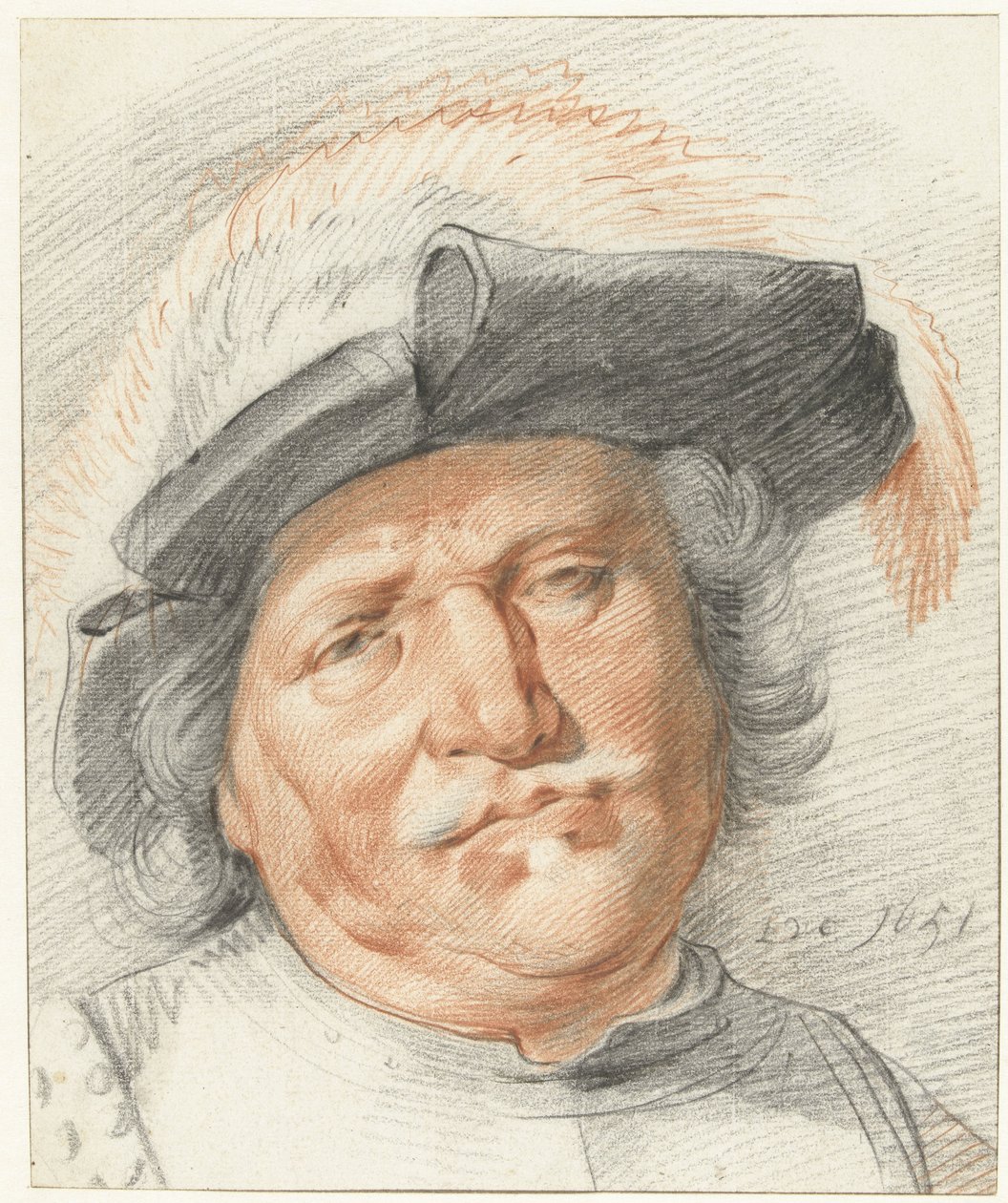 Hlava muže od Leendert van der Cooghen