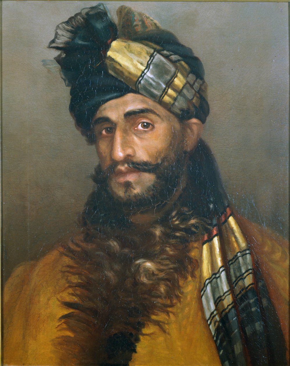 Pathan sowar, 25. kavalérie (Frontier Force), kolem roku 1908 (olej na plátně) od Leila K. Williamson