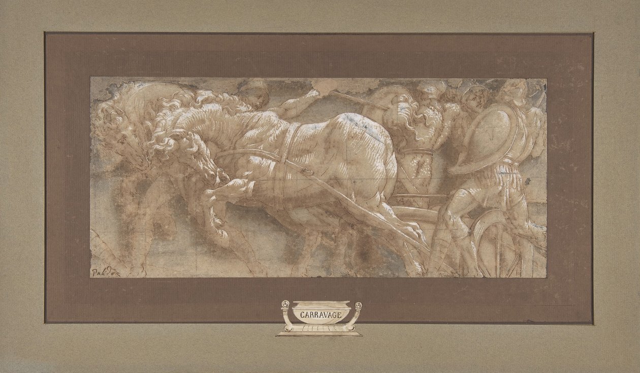 Triumfální scéna, 1511-87. od Lelio Orsi