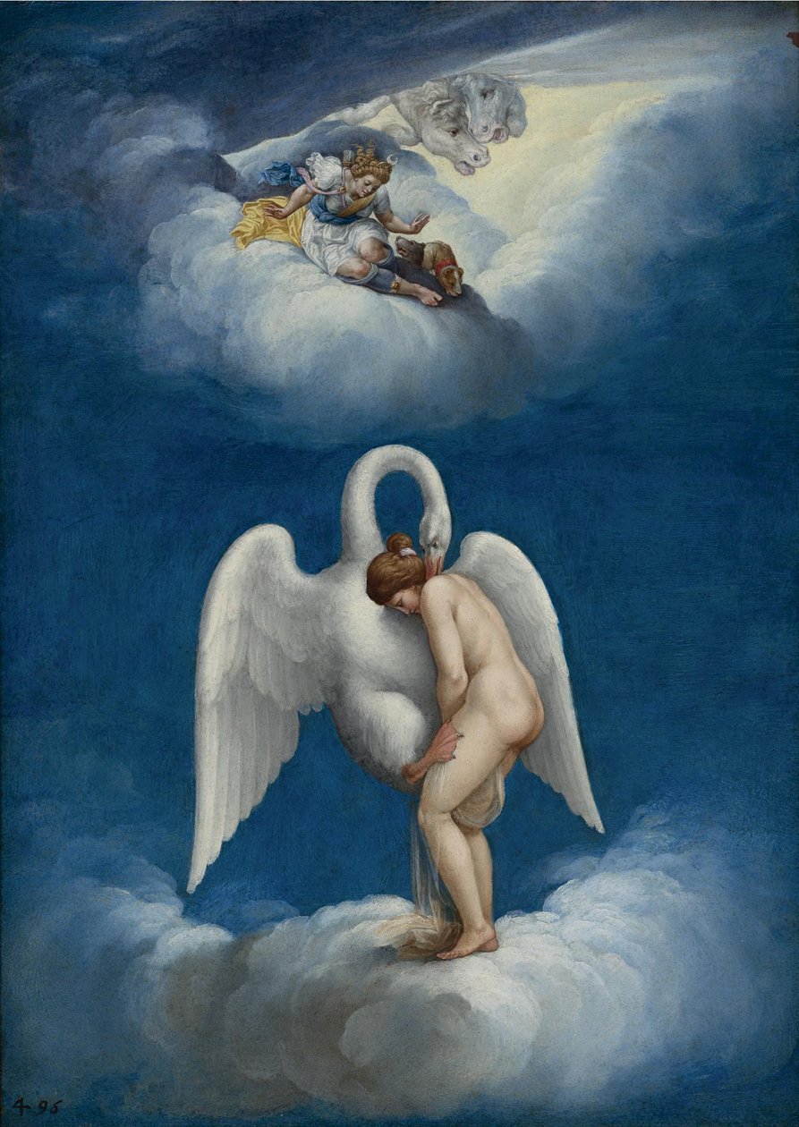 Leda a labuť od Lelio Orsi da Novellara