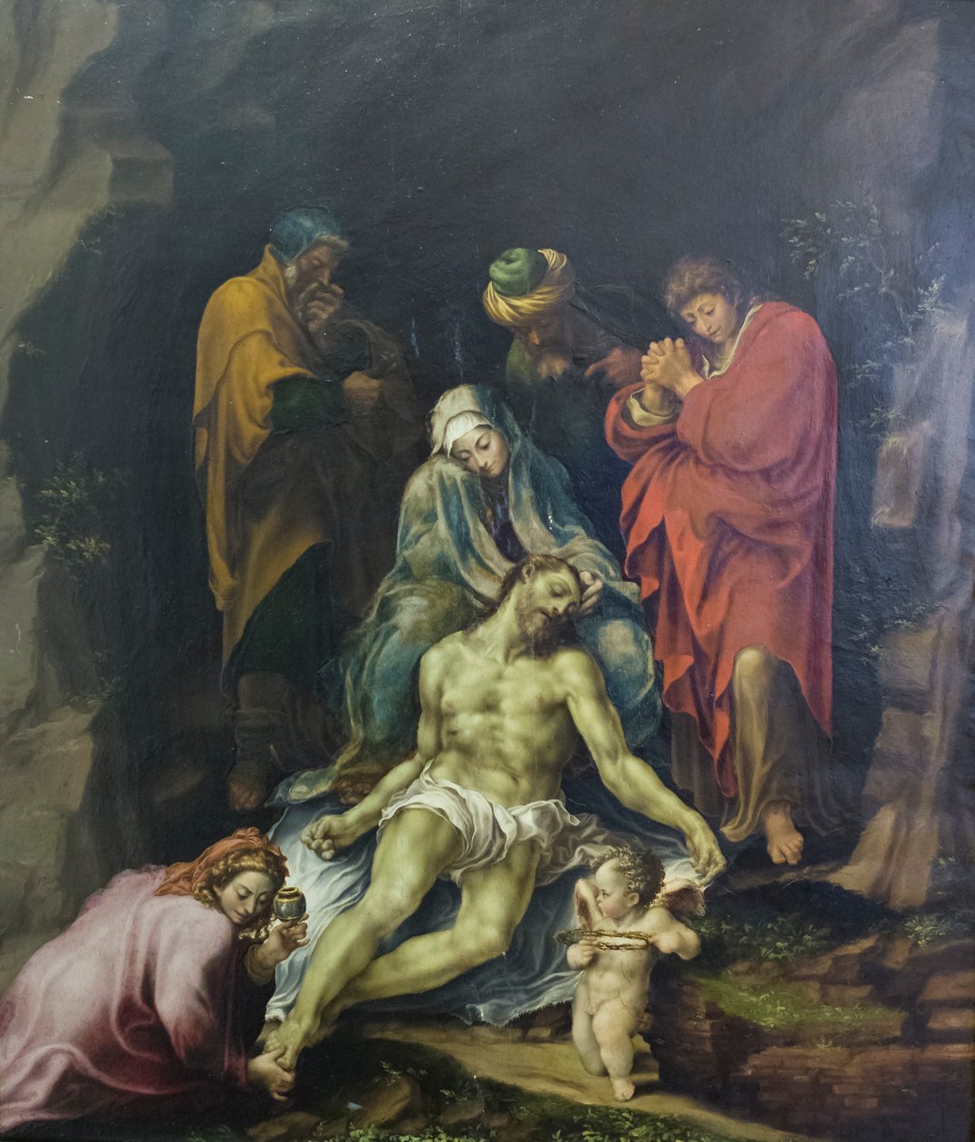 Nářek nad mrtvým Kristem od Lelio Orsi da Novellara