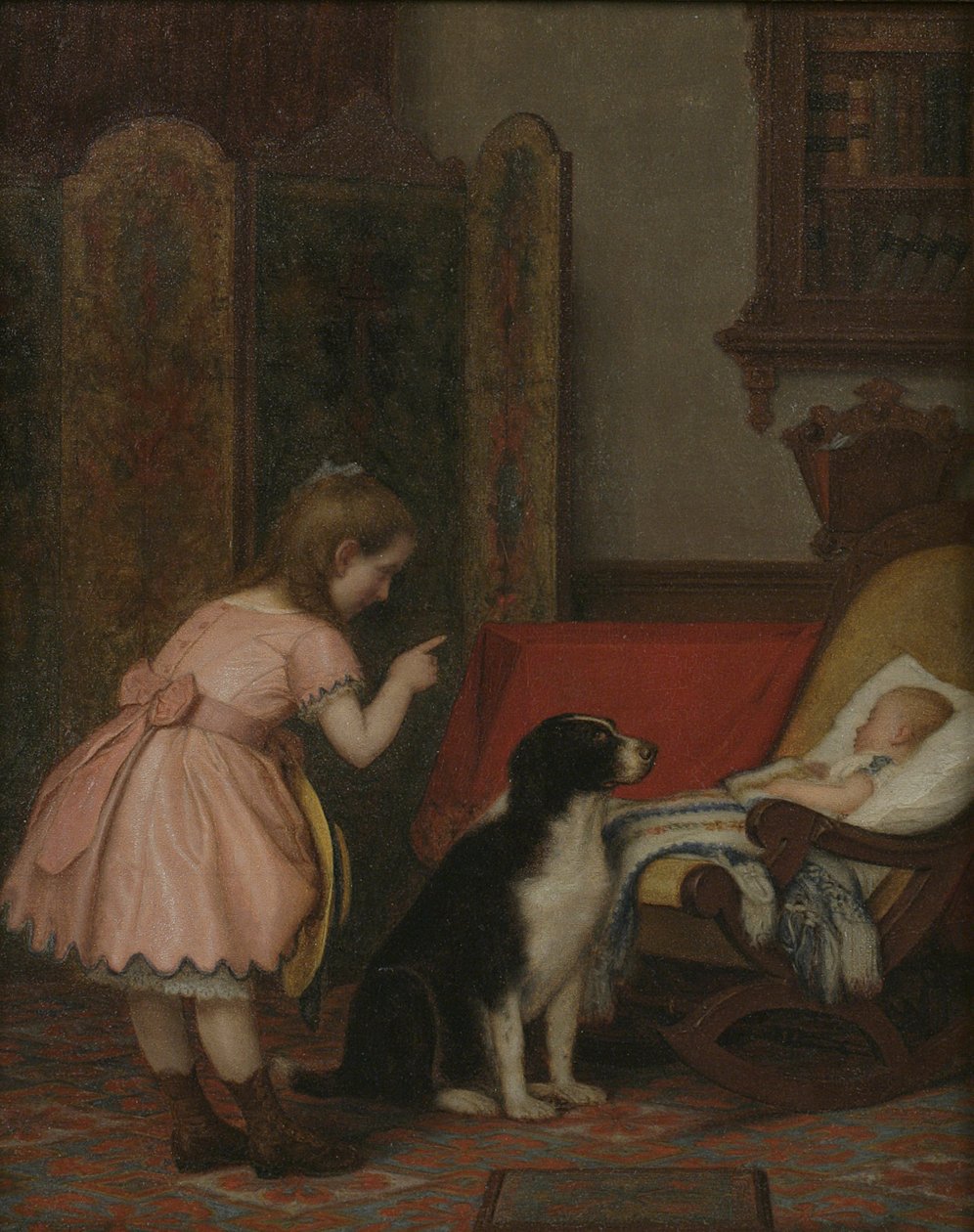 Ponechán ve vedení, 1874 od Lemuel Everett Wilmarth