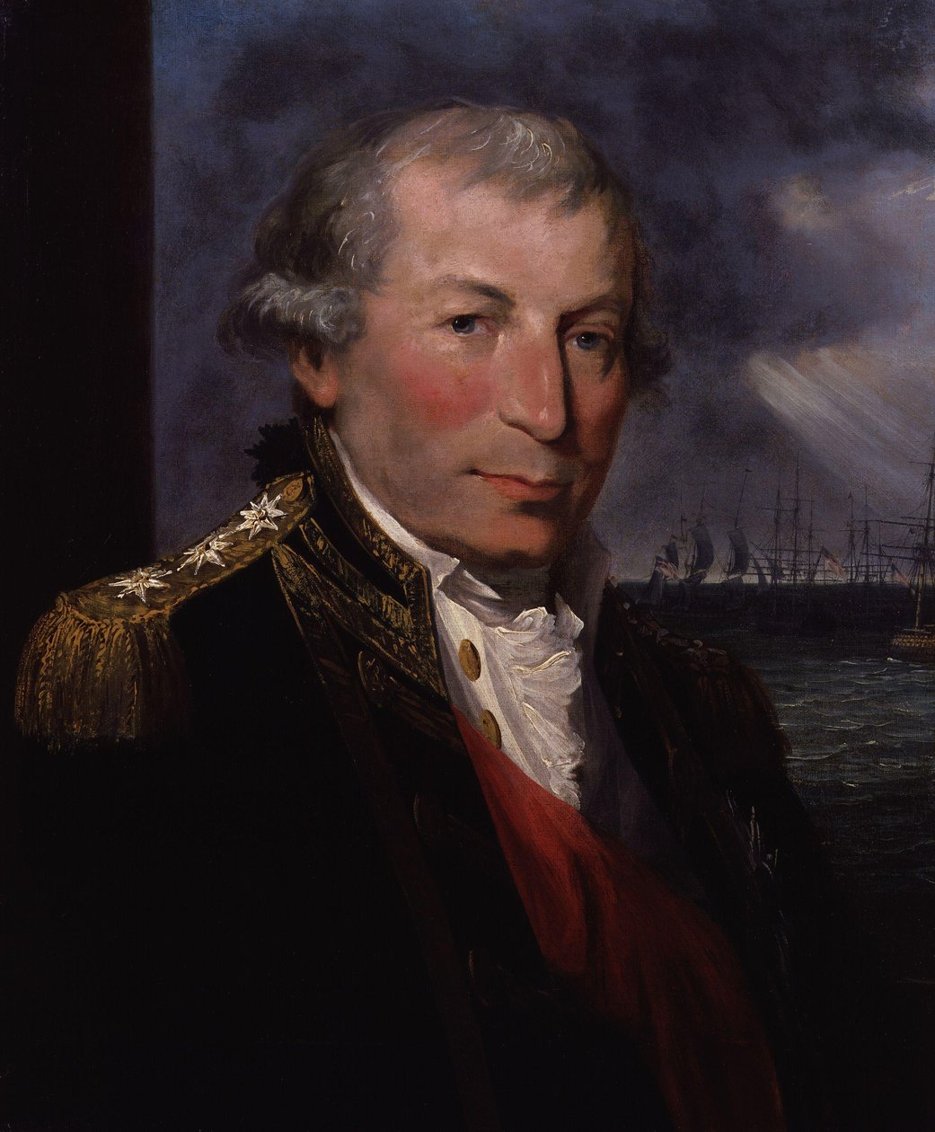 Portrét Johna Jervise, kolem roku 1795 od Lemuel Francis Abbott