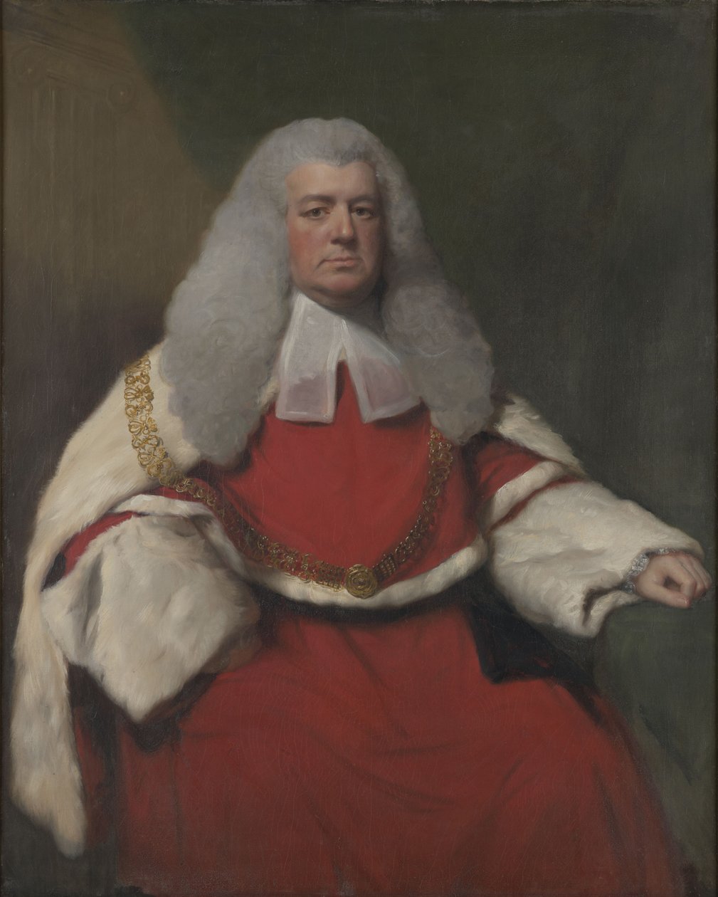 Portrét sira Jamese Eyra (1734-1799) od Lemuel Francis Abbott