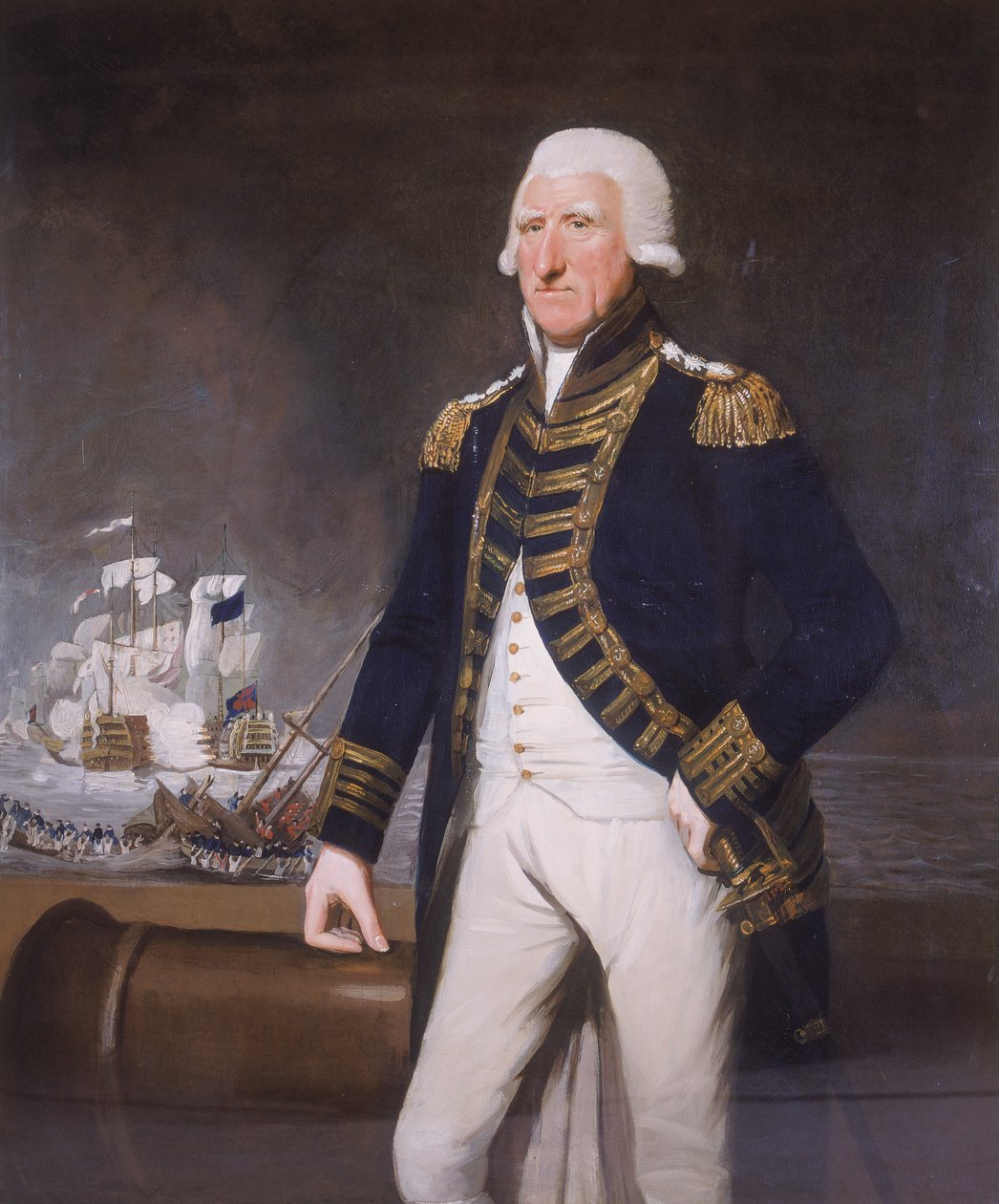 Samuel, první vikomt Hood, c1794 od Lemuel Francis Abbot