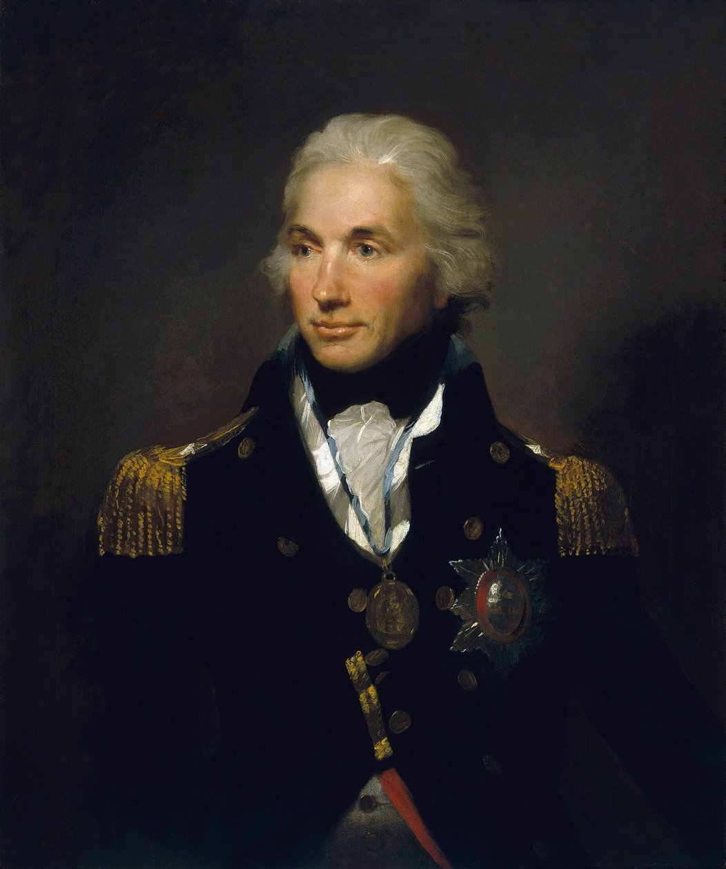 Portrét viceadmirála Horatia Nelsona (1758-1805), prvního vikomta z Nelsonu. Olej na plátně od Lemuel Francis Abbott