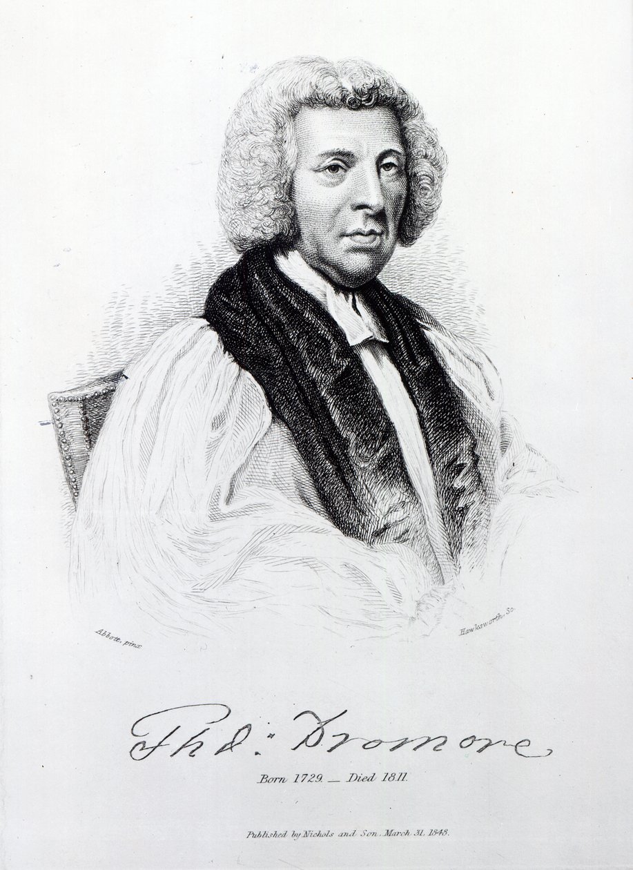 Thomas Percy, biskup z Dromore, vyryl John Hawksworth, 1848 od Lemuel Francis Abbott