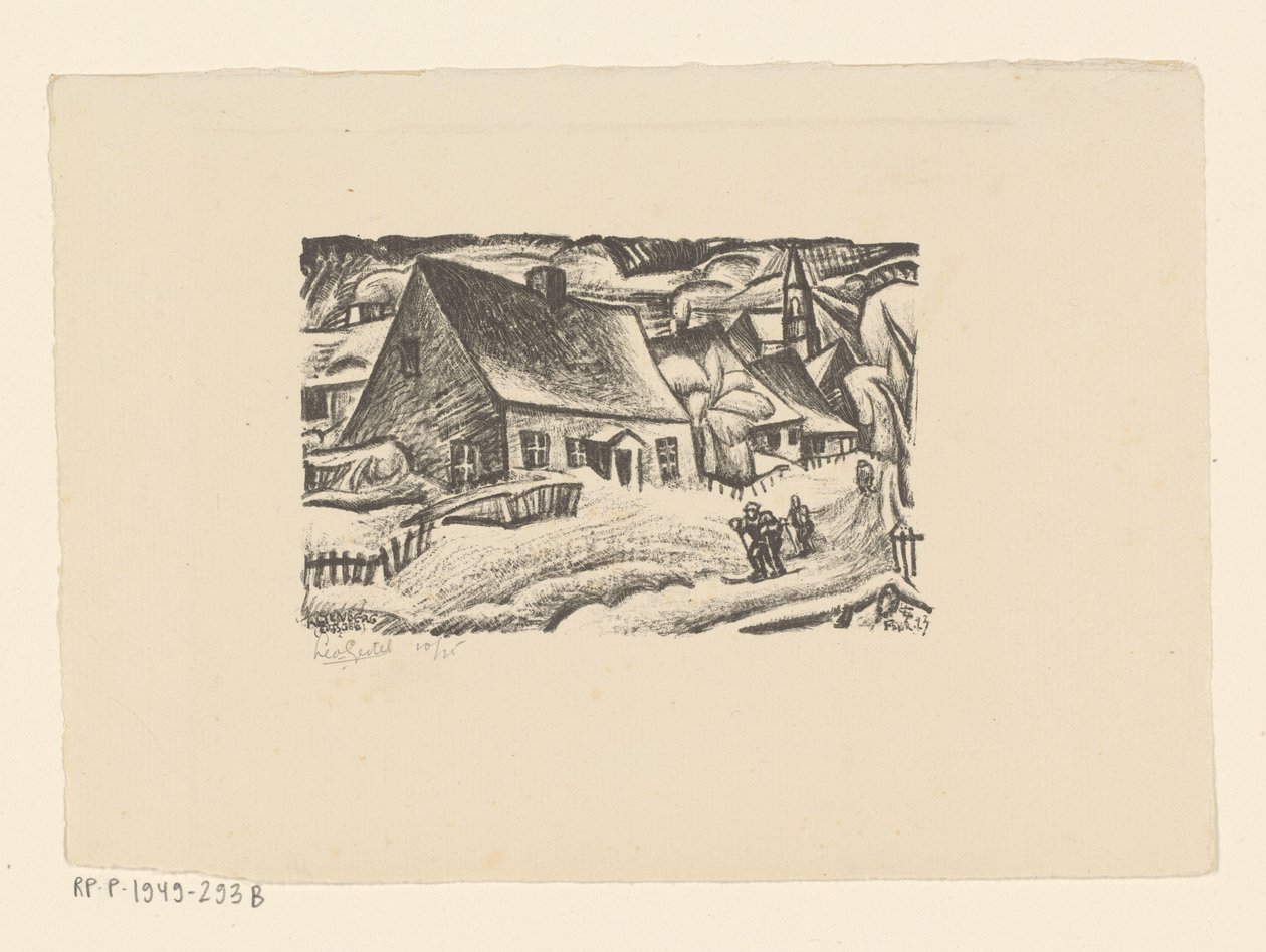 Altenberg (Ertsgebergte) (původní název na objektu) od Leo Gestel (signed by artist)