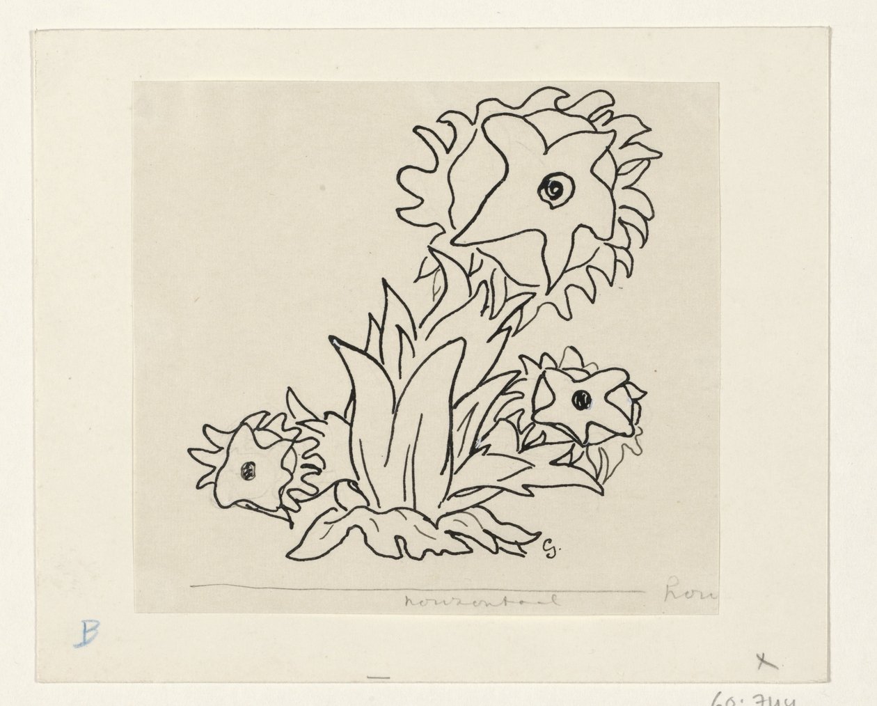 Květiny od Leo Gestel (signed by artist)
