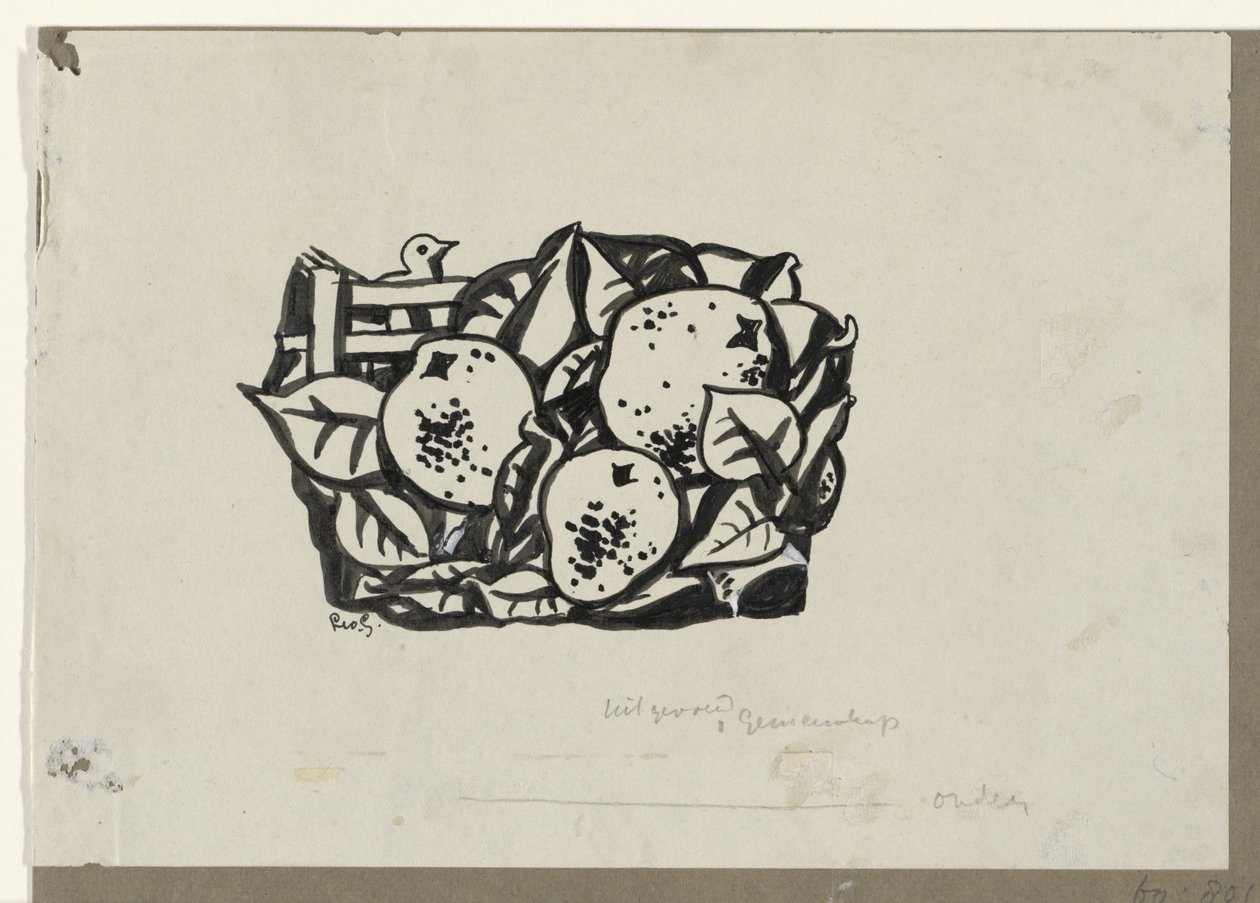 Tři hrušky od Leo Gestel (signed by artist)