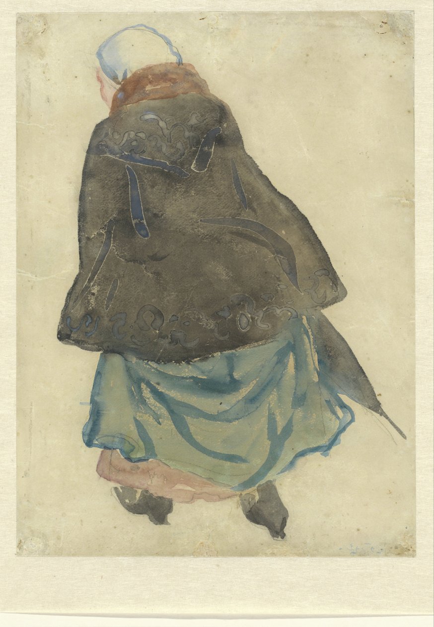 běžící žena od Leo Gestel (signed by artist)