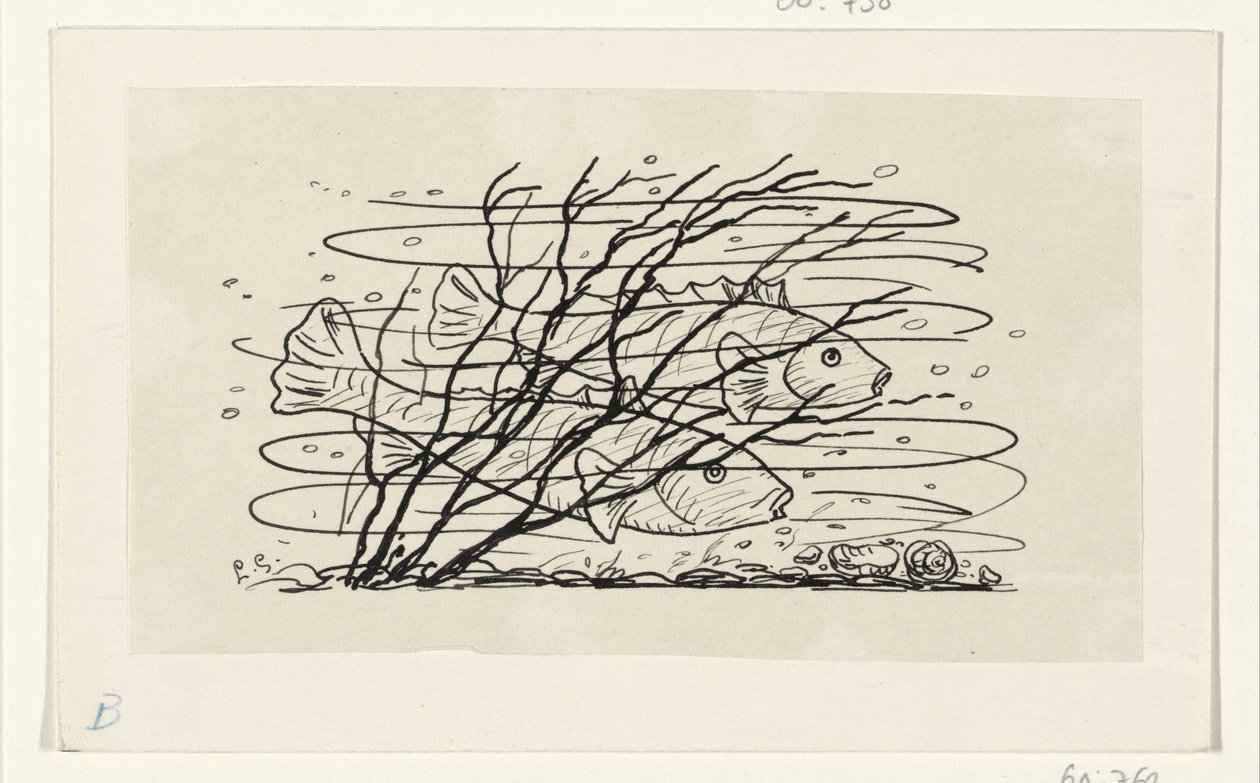 Dvě ryby ve vodě od Leo Gestel (signed by artist)