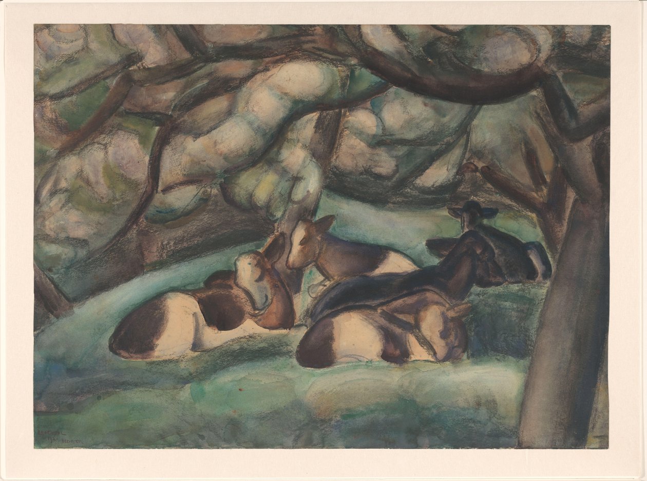 Krávy v Beemsteru od Leo Gestel