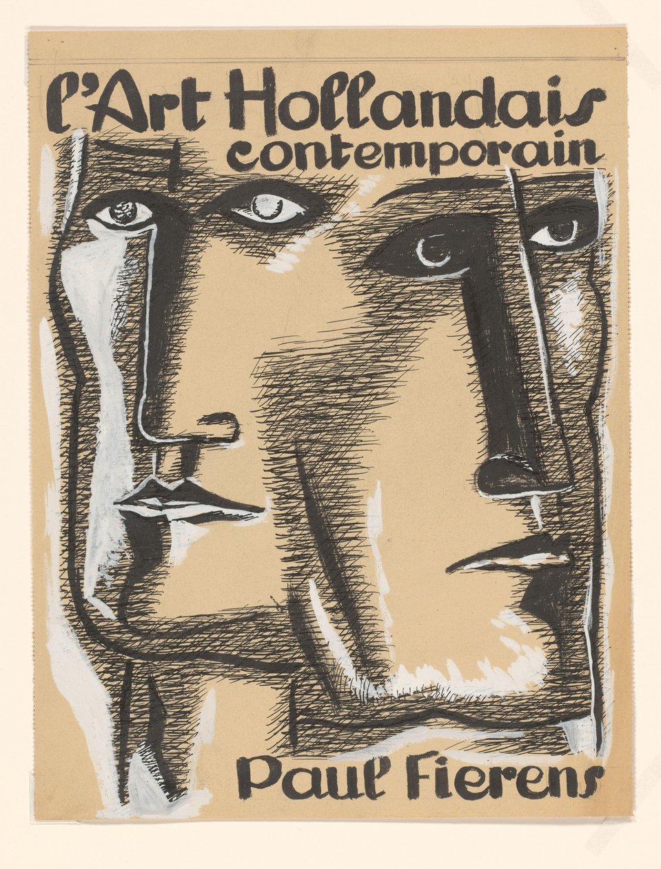 Ontwerp boekomslag Současné holandské umění od Leo Gestel