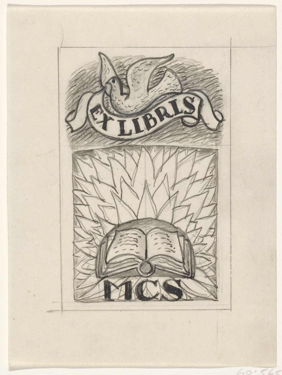 Design pro ex-libris MCS od Leo Gestel