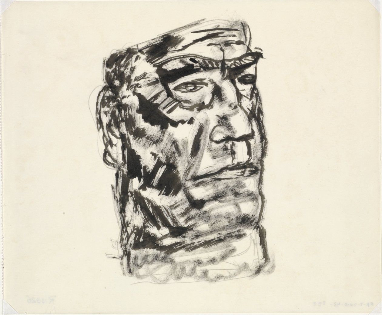 Portrét muže Bez titulu od Leo Gestel