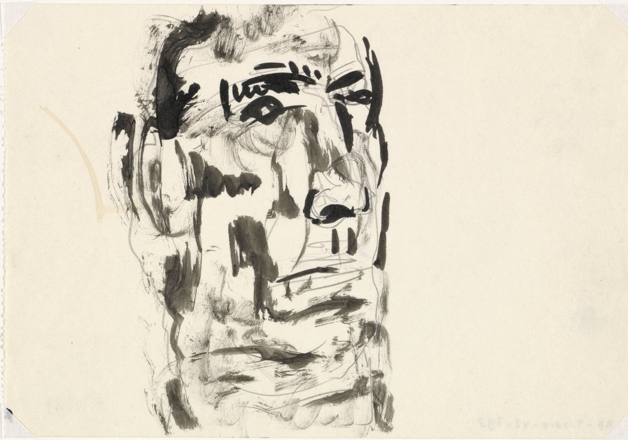 Portrét muže Bez titulu od Leo Gestel