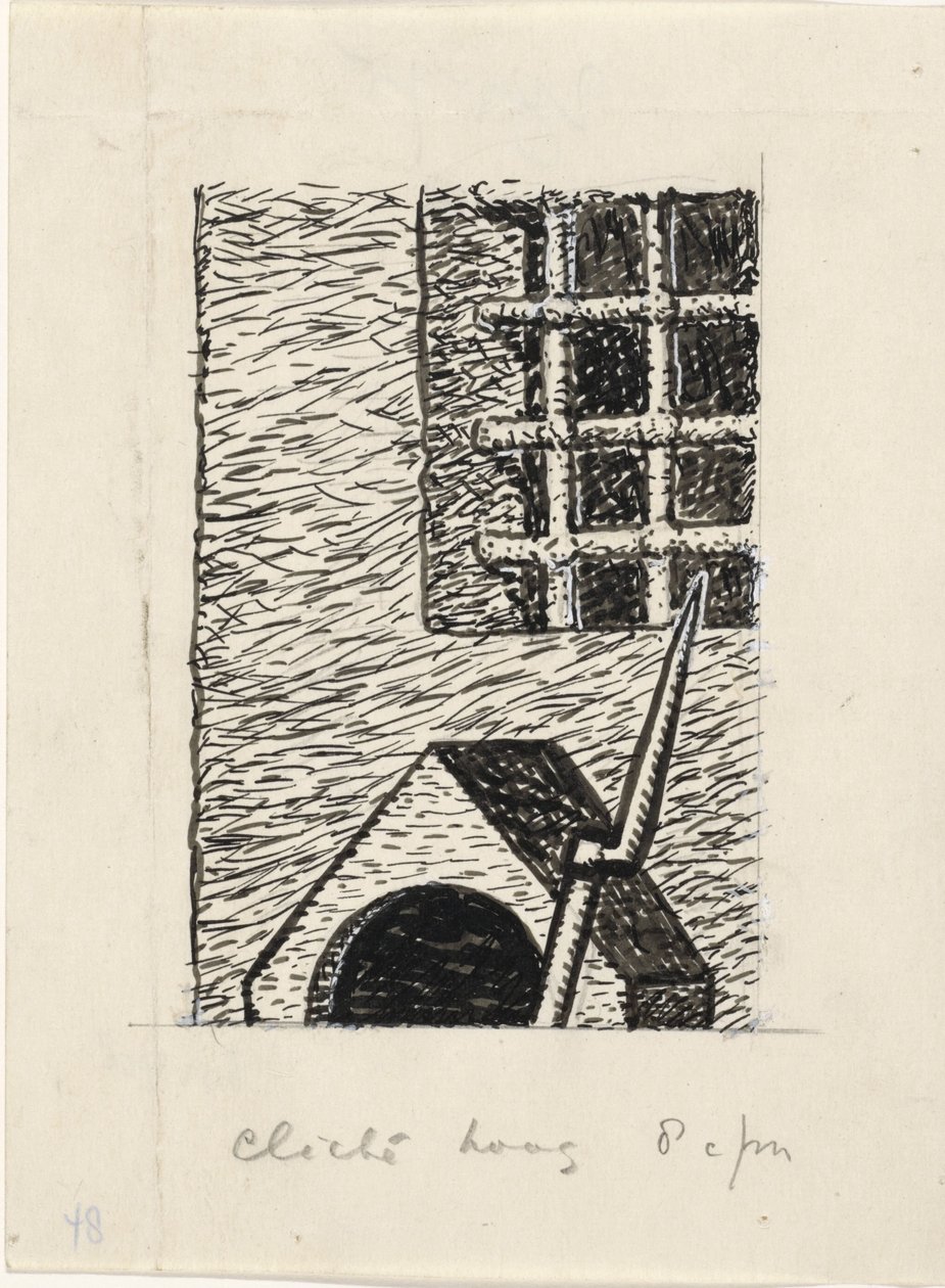 Okno s mřížemi od Leo Gestel