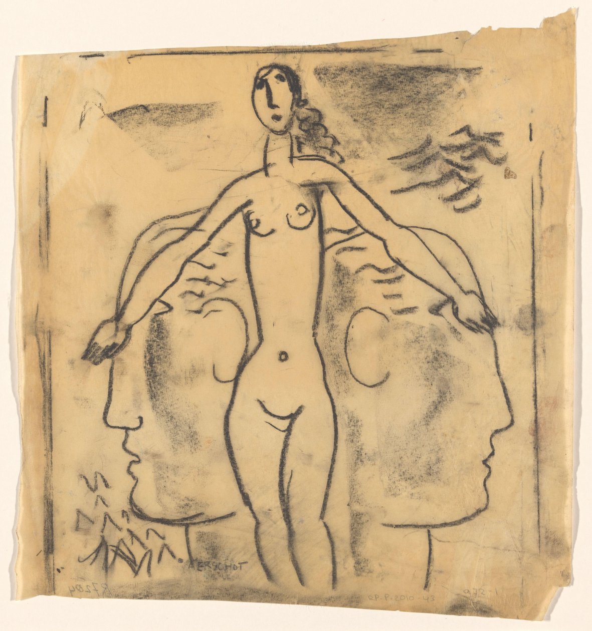 Weiblicher Akt od Leo Gestel