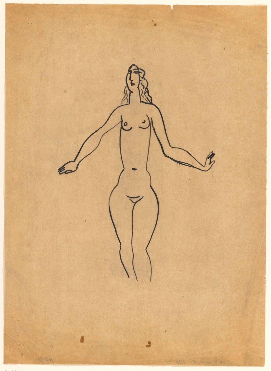 Weiblicher Akt od Leo Gestel