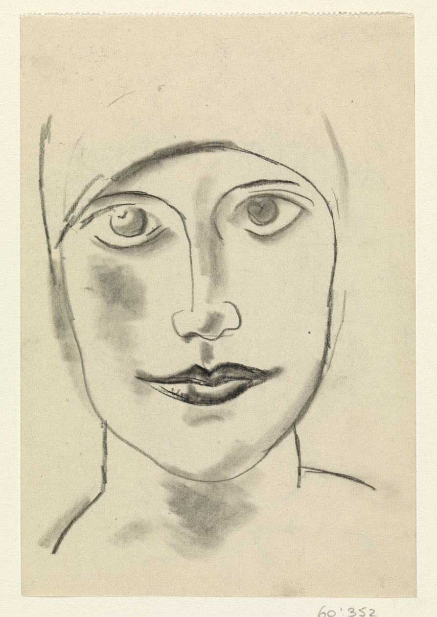 ženská hlava od Leo Gestel