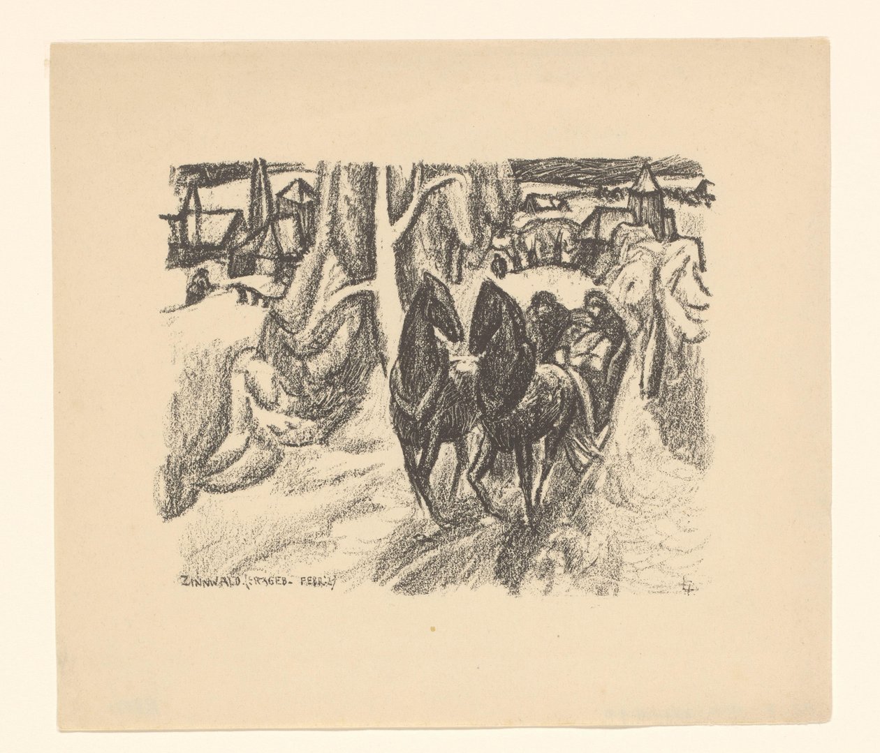 Zinnwald (Ertsgebergte) (původní název na objektu) od Leo Gestel