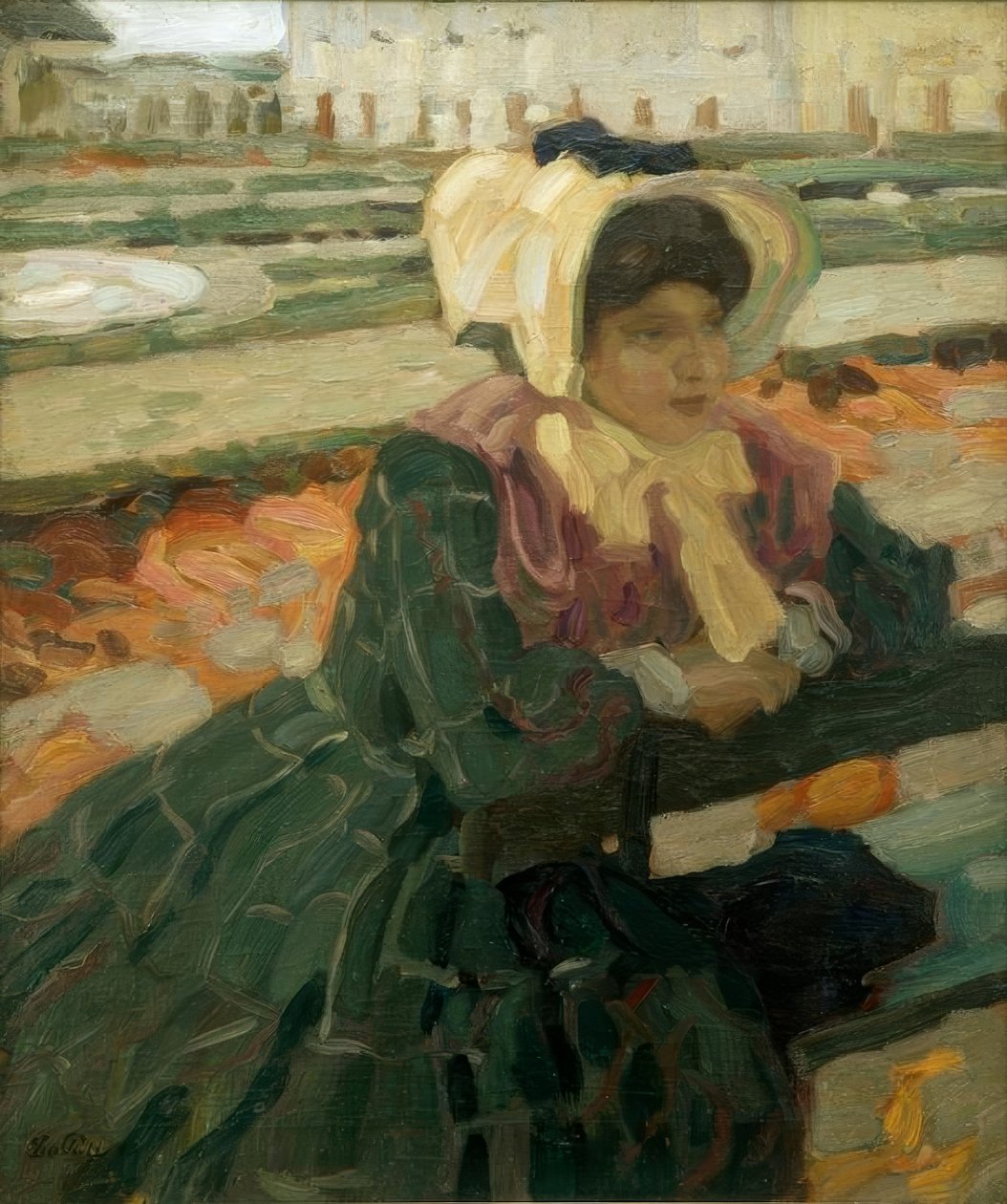 Zelené šaty od Leo Putz