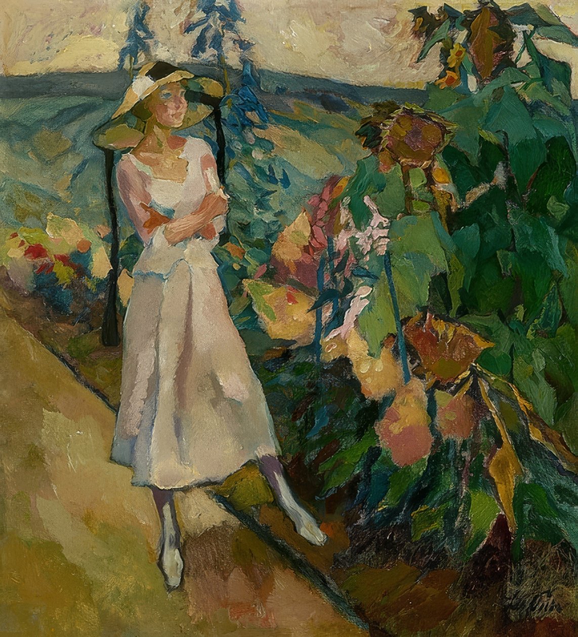 Gautingerova zahrada. 1920 od Leo Putz
